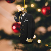 Personalized Pilot Christmas Ornament, Pilot Ornament, Pilot Uniform Ornament, Gifts for Pilot Lovers, Pilot Tree Ornament, Husband, Him, Christmas Tree Ornament Hanging Decor (PL2)